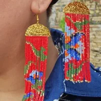 گوشواره مینیمال دست ساز