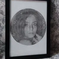 طراحی چهره با خط های مارپیچ