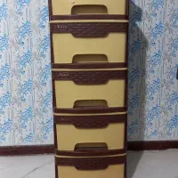 فروش دراور پلاستیکی وچوبی۶طبقه