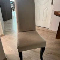 ناهارخوری شش نفره کرم قهوه ای