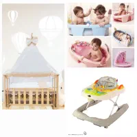 تخت وگهواره کنار مادر/ وان حمام تاشو همراه یک هدیه