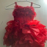 لباس عروس کودک پف دار سالم