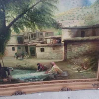 تلویزیون ۲۱ ... تابلو نقاشی رنگ و روغن|تلویزیون و پروژکتور|نهاوند, |دیوار