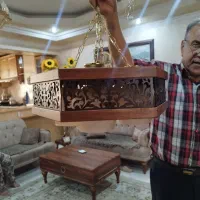 لوستر چوبی|لوستر و چراغ آویز|تهران, مهرآباد جنوبی|دیوار