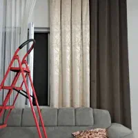 دو عدد بغل پرده جنس پتینه رنگ کرم|پرده، رانر، رومیزی|تنکابن, |دیوار