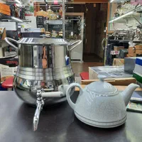 سماور روگازی استیل کف چدن|قوری، کتری، قهوه‌ساز دستی|تبریز, |دیوار