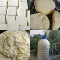 لبنیات محلی ارگانیک ووسایل صبحونه شیره و....