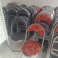 کرایه صندلی فلزی تاشو. صندلی پلاستیکی
