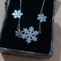 نیمست و ست گوشواره و گردنبند استیل رنگ ثابت|بدلیجات|ارومیه, |دیوار