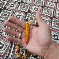 تسبیح کهربا همراه با موشلوه|کلکسیون اشیاء عتیقه|ارومیه, |دیوار