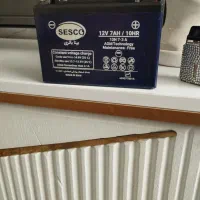 فروش باطری موتورسیکلت 12ولت7آمپر در حد نو