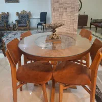 میز ناهار خوری چهار نفره چوب روس