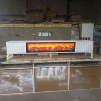 میز تی وی طرح شومینه ای ۲ متر و ۱۰