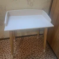 میز و صندلی کودک با پایه چوب راش|اسباب و اثاث بچه|شیراز, شهرک گلستان|دیوار