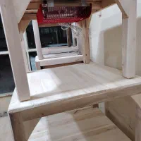 پک کرسی چوبی به همراه هیتر|بخاری، هیتر، شومینه|خمینی‌شهر, |دیوار