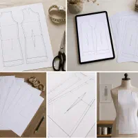 الگوی آماده بالاتنه متریک