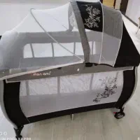 تخت پارک گهواره ای کودک|تخت و صندلی بچه|شیراز, شهرک گلستان شمالی|دیوار