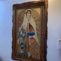 تابلو فرش خزان چله(ابریشم)(دختر ایرانی قاجار) خاص|تابلو فرش|تهران, سازمان برنامه جنوبی|دیوار