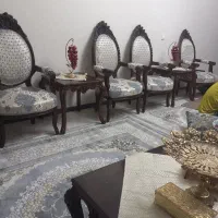 یک سرویس مبل سلطنتی ۹نفره نو|مبلمان خانگی و میز عسلی|اندیشه, اندیشه فاز ۱|دیوار