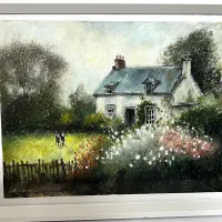 تابلو نقاشی پاستل روغنی