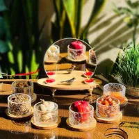 هفت سین شیشه ای گلبهار