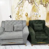 مبل سفید و سبز شیک نو نو