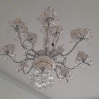 لوستر سرامیکی ۸ شاخه ۱۲ شعله|لوستر و چراغ آویز|تهران, آهنگ|دیوار