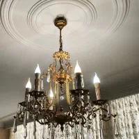 لوستربرنجی با دانه های کریستال