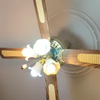 پنکه سقفی چوبی برند طاها اصل