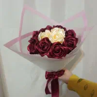 دسته گل و باکس روبانی و پولی برای هر مناسبت وزایر|گل مصنوعی|اردبیل, |دیوار