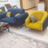 مبل و جلو مبلی بسیار زیبا و کاملا نو