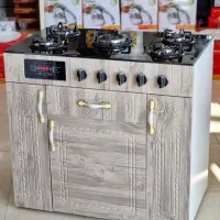 اجاق ۵ شعله MDF صفحه شیشه ای|اجاق گاز و لوازم برقی پختوپز|گنبد کاووس, |دیوار