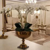 گلدان و گل مصنوعی ارکیده ( نو و آکبند )