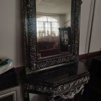 آینه و شمعدان بزرگ کاملا نو