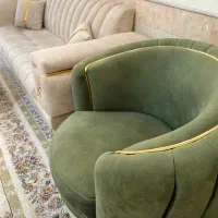 مبل راحتی ۷ نفره در حد نو|مبلمان خانگی و میز عسلی|قم, امامزاده ابراهیم|دیوار