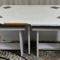 میز تلویزیون و میز جلو مبلی به همراه ۴ میز عسلی|مبلمان خانگی و میز عسلی|بابل, |دیوار