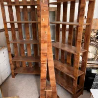 فروش کتابخانه چوبی بسیار شیک