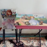 میز تحریر وصندلی تاشو