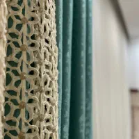 پرده سالن پذیرایی نفیس ترک  مدرن و زیبا