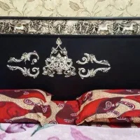 تختخواب دونفره بسیار تمیز|تخت و سرویس خواب|نوشین شهر, |دیوار