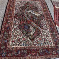 دو زر مرغ ماهی خوار|فرش|همدان, |دیوار