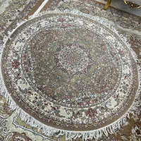 فرش گرد یک و نیم