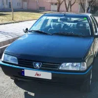 پژو 405 مشکی تک برگ سند