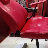 صندلی آرایشگاه سالمه جنس چرم