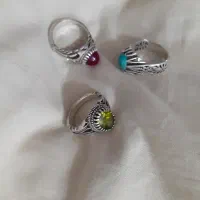 انگشتر نقره فیروزه ۹۲۵ عیار با وزن ۸گرم|جواهرات|تهران, امیریه|دیوار