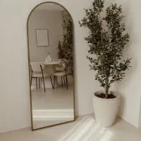 آینه قدی دور طلایی