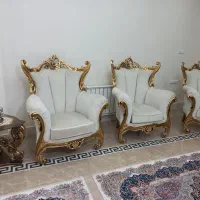 مبل استیل ۷نفره و غذاخوری ۴نفره|مبلمان خانگی و میز عسلی|بروجرد, |دیوار