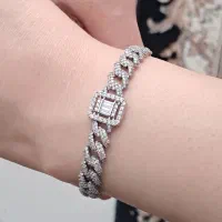 دستبند نقره ۱۴ گرم درحدنو