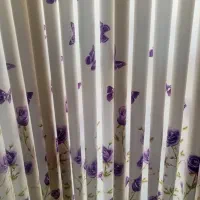 پرده پانچ ساتن در حد نو