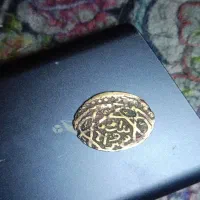 انگشتر برنزی مسی عتیقه تاج پهلوی و نگین آمیتیس|کلکسیون اشیاء عتیقه|تهران, تهران پارس|دیوار
